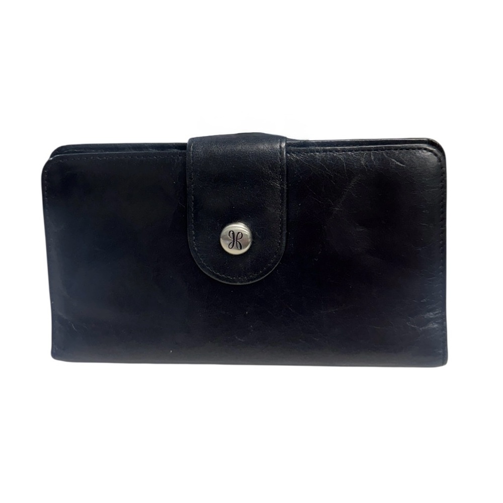 HOBO Black Leather Wallet/Wristlet